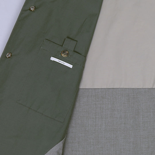 Green Cotton Rain Coat