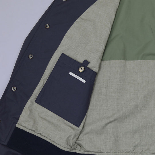 Navy Washed Cotton Lined Valstarino Jacket